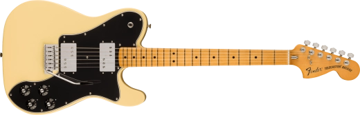 Fender - Vintera II Telecaster Deluxe des années 70 avec vibrato, touche en érable et housse - Blanc vintage
