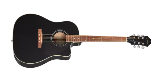 Epiphone - J-45 EC Studio Acoustic/Electric Guitar - Ebony