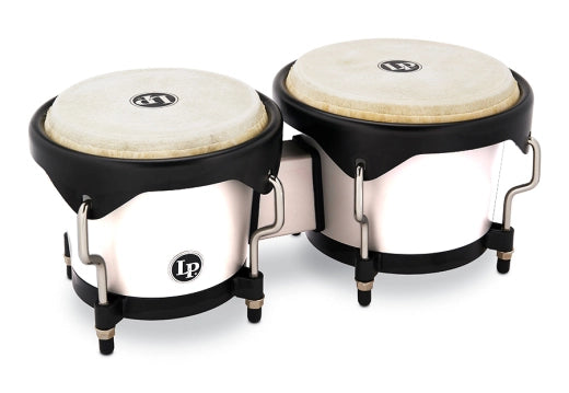 Percussions latines - Bongos de la série LP Discovery avec housse de transport - Blanc neige