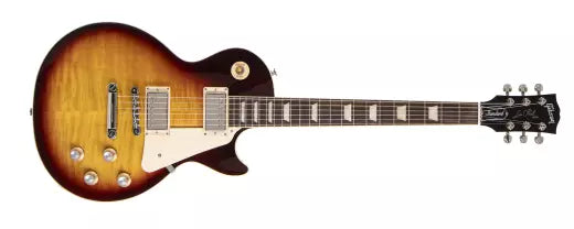 Gibson - Les Paul Standard 60s AAA Flame Top Guitar with Hardshell Case - Bourbon Burst