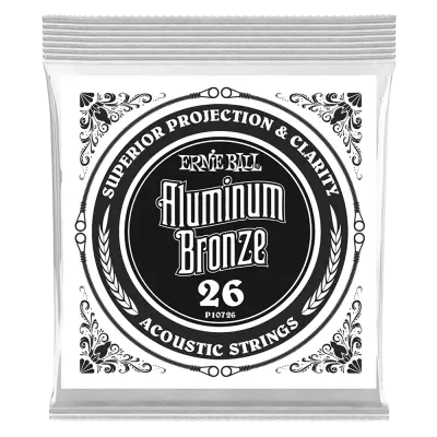 Ernie Ball - Corde simple en bronze aluminium - .026w