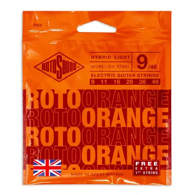 Rotosound - Cordes électriques hybrides légères Nickel 9-46
