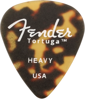 Fender - 351 Shape Tortuga Picks, 6-Pack - Heavy