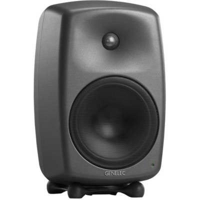 Genelec - Moniteur de studio actif DSP 2 voies, 8 (simple) - Noir mat