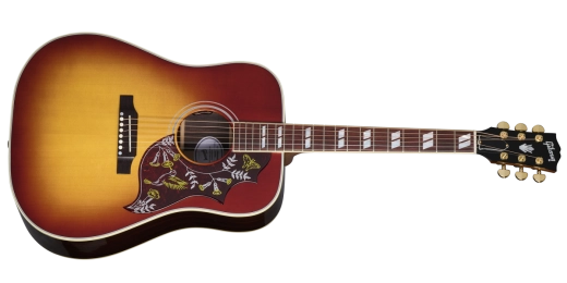 Gibson - Guitare acoustique standard en palissandre Hummingbird avec étui rigide - Rosewood Burst