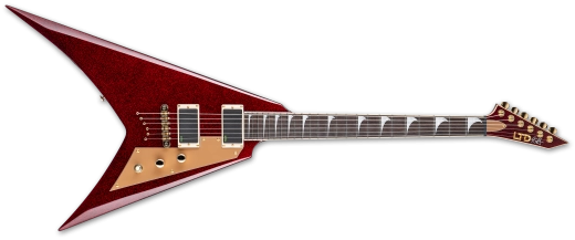 Guitares ESP - LTD KH-V Red Sparkle