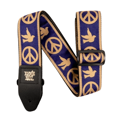 Bracelet Ernie Ball Peace Love Dove bleu marine et beige