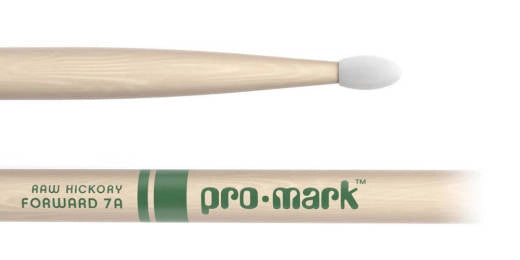 Promark - Baguette de batterie Hickory 7A à embout en nylon naturel