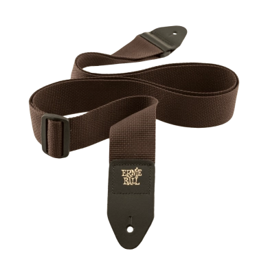 Sangle de guitare Ernie Ball en polypropylène - Marron