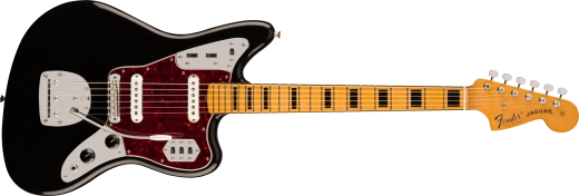 Fender - Vintera II 70s Jaguar, touche en érable - Noir avec housse