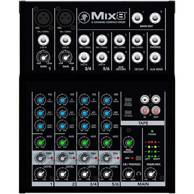 Mackie - Console de mixage compacte 8 canaux série MIX
