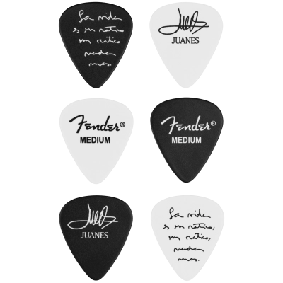 Fender - Médiators Juanes 351 en celluloïd (6)