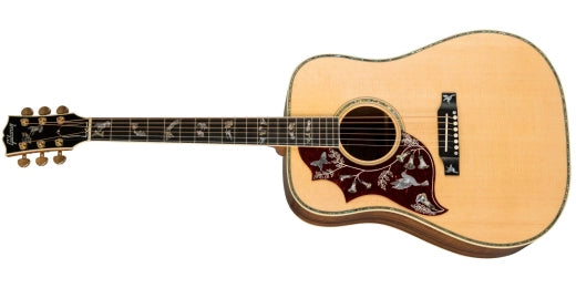 Gibson - Guitare acoustique personnalisée Hummingbird avec étui rigide - Naturel antique (gaucher)