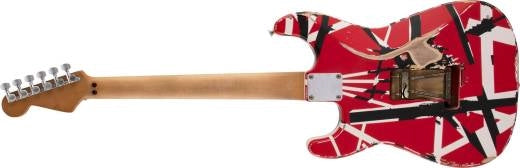 EVH - EVH Striped Series Frankie, Maple Fingerboard - Red/White/Black Relic 5107900503