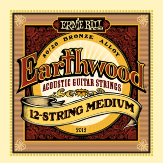 Ernie Ball - Earthwood 12 cordes acoustique moyenne 80/20 Bronze 11-52