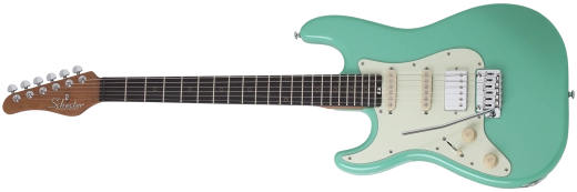 Schecter - Guitare électrique traditionnelle Nick Johnston H/S/S - Gaucher - Vert atomique