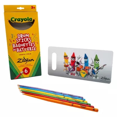 Zildjian - Baguettes et pad Zildjian x Crayola Kids