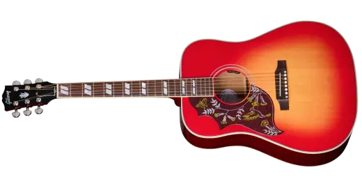 Gibson - Guitare acoustique/électrique standard Hummingbird avec étui rigide - Vintage Cherry Sunburst (gaucher)