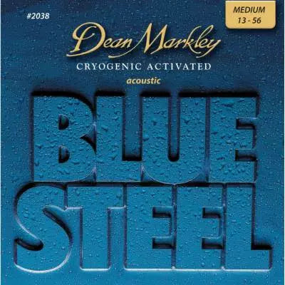 Dean Markley - Jeu de cordes pour guitare acoustique Blue Steel 13-56
