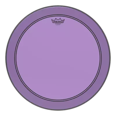 Peau de grosse caisse Remo Powerstroke P3 Colortone - Violette - 18 pouces
