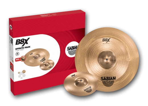Sabian - B8X Effects Pack - 10 Splash/18 Chinese