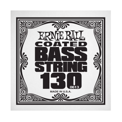 Corde simple pour basse électrique Ernie Ball .130 nickelée et revêtue