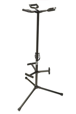 Support triple pour guitares Yorkville Sound avec protections - Noir