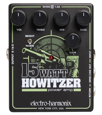 Electro-Harmonix - 15Watt Howitzer Guitar Amp / Preamp Pedal