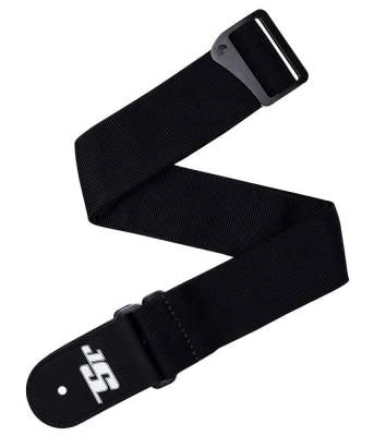 DAddario - 2 Polyester Joe Satriani Swivel Strap - Black