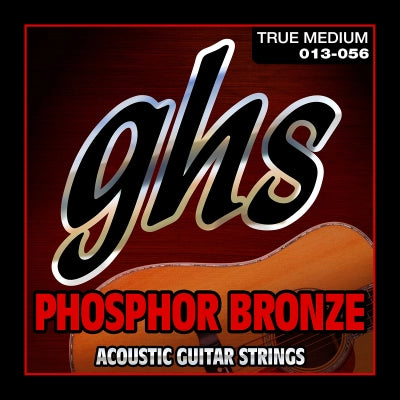 Cordes GHS - Cordes pour guitare acoustique en bronze phosphoreux - True Medium
