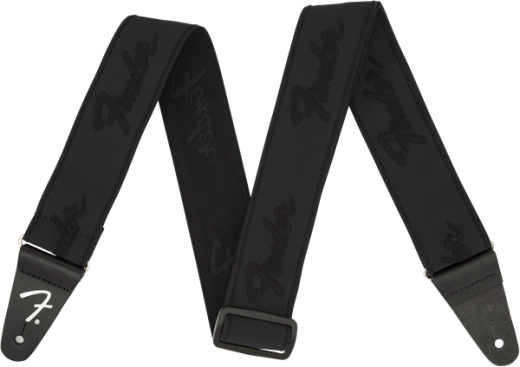 Sangle Fender Weightless avec logo Running - Noir