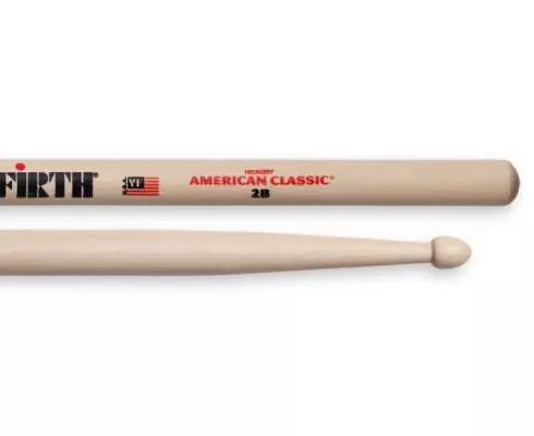 Vic Firth - 2B American Classic (Hickory/Wood Tip)