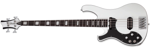 Schecter - Stargazer-4 Basse électrique - Blanc brillant (gaucher)