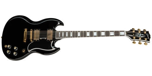 Gibson Custom Shop - SG Custom avec touche en ébène - Ébène brillant