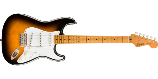 Squier - Stratocaster Classic Vibe 50s avec manche et touche en érable - Sunburst bicolore