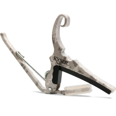 Kyser - Guitares 4 Vets Capodastre à changement rapide pour guitare acoustique - Camouflage désert