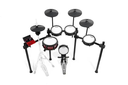 Alesis - Nitro Ultimate 9-Piece Electronic Drum Kit with Bluetooth