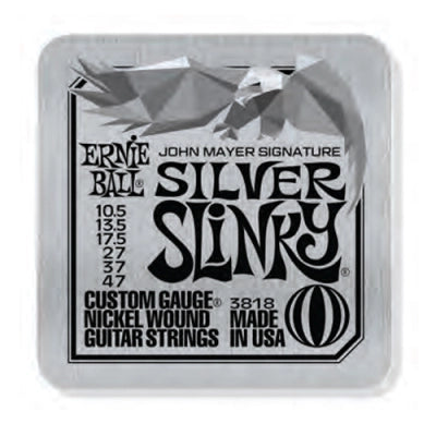 Cordes de guitare Ernie Ball Signature John Mayer Silver Slinky - Lot de 3