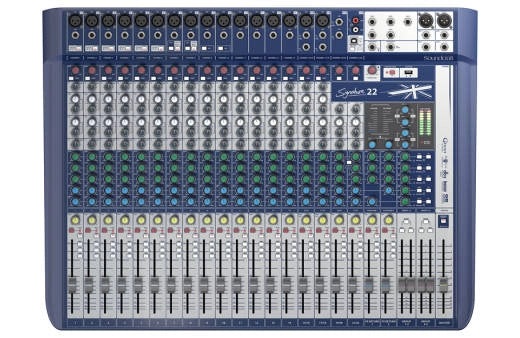 Soundcraft - 22 Channel Analog Mixer with Lexicon Effects and USB