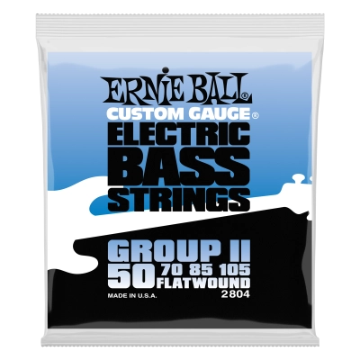 Ernie Ball - Cordes pour basse à filets plats Groupe II - .050-.105