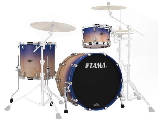 Tama - Starclassic Walnut/Birch 3-Piece Shell Pack (22,12,16) - Satin Purple Atmosphere Fade