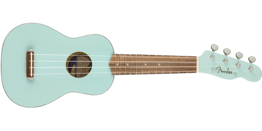 Fender - Venice Soprano Ukulele, Walnut Fretboard - Daphne Blue