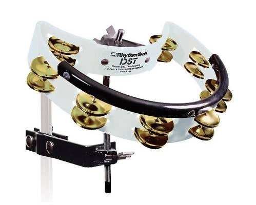 Rhythm Tech - Drum Set Tambourine w/Brass Jingles - White