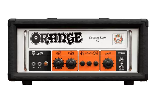 Orange Amplifiers - Custom Shop 50 Single Channel 50W Head - Black