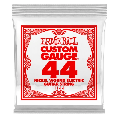 Corde simple pour guitare électrique Ernie Ball, filée en nickel, 0,044