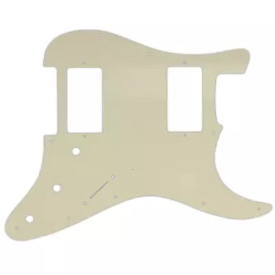 WD Music - Plaque de protection personnalisée pour Fender Stratocaster à double humbucker - Parchemin 3 plis