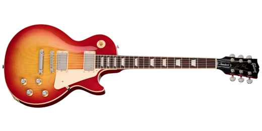 Gibson - Les Paul Standard 60s Plain Top Electric Guitar with Hardshell Case - Heritage Cherry Sunburst