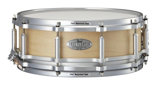 Pearl - Free Floating 14x5 Inch Snare - 6 Ply Maple