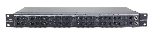 Samson - 10 Channel Rackmount Mixer - Black