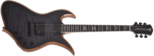 Schecter - Guitare électrique Wylde Audio Thoraxe - Transparent Black Burst